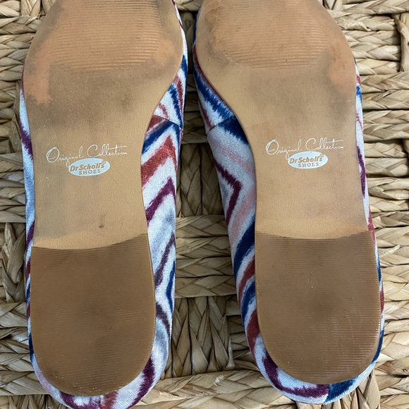 Dr. Scholl’s pointy flats, Aztec velvet pattern. - Picture 5 of 6